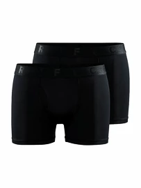 Craft Dry 3" 2-Pack Black Férfiboxeralsó