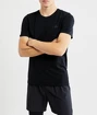 Craft  Fuseknit Light SS black Férfipóló