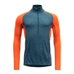 Devold  Running Man Zip Neck Férfipóló