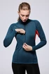 Devold  Running Zip Neck Flood Női póló
