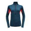 Devold  Running Zip Neck Flood Női póló