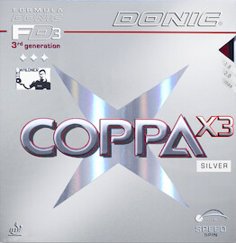 Donic  Coppa X3 Silver  Huzat