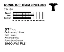 Donic Schildkröt  Top Team 800  Pingpongütő