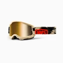 Downhill védőszemüveg 100% Strata 2 Goggle Kombat - True Gold lencse