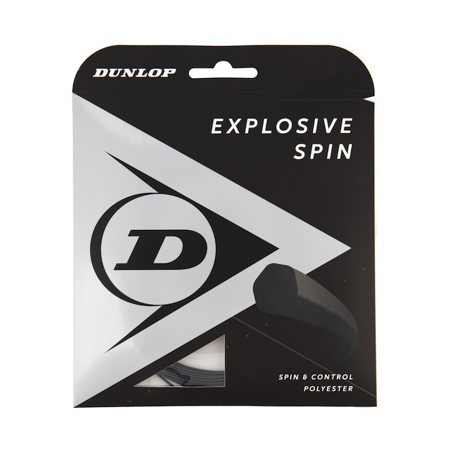 Dunlop  Explosive Spin Black 1.25 Set (12 m)  Teniszütő húrozása