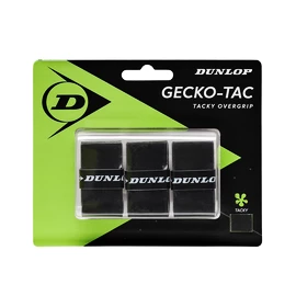 Dunlop Gecko-Tac Overgrip Black Felső nyélvédő overgrip