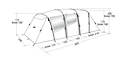 Easy Camp  Huntsville Twin 600 Green Sátor