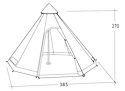 Easy Camp  Moonlight Tipi Grey Sátor