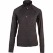 Endurance  Canna V2 Melange Performance Midlayer Black Bean Női melegítőfelső
