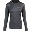 Endurance  Maje Melange L-S Tee Black Női póló