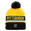 Fanatics  Authentic Pro Game & Train Cuffed Pom Knit Pittsburgh Penguins  Téli sapka