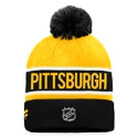 Fanatics  Authentic Pro Game & Train Cuffed Pom Knit Pittsburgh Penguins  Téli sapka