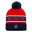 Fanatics  Authentic Pro Game & Train Cuffed Pom Knit Washington Capitals  Téli sapka
