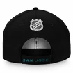 Fanatics Authentic Pro Rinkside Structured Állítható NHL San Jose Sharks sapka