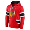 Fanatics  Mens Iconic NHL Exclusive Pullover Hoodie Chicago Blackhawks Férfi-melegítőfelső