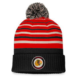 Fanatics  True Classic Beanie with Pom Chicago Blackhawks Téli sapka