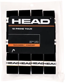 Felső nyélvédő overgrip Head Prime Tour 12x Pack Black