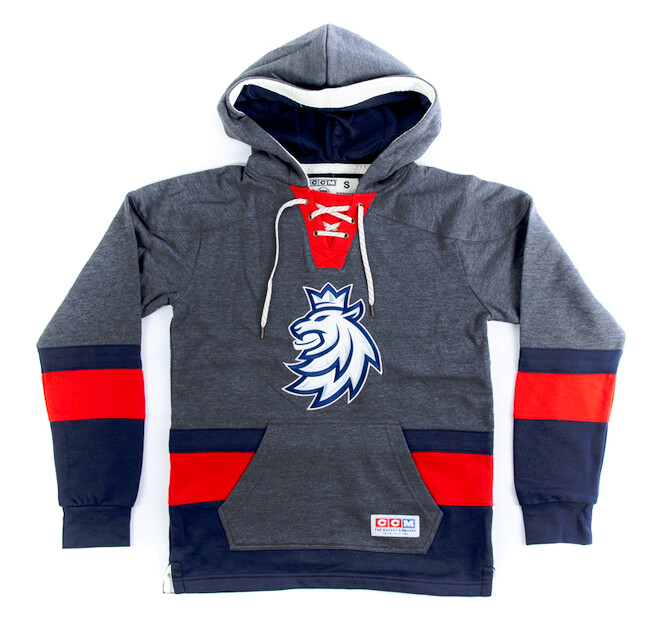 Férfi CCM Pullover Jersey Fleece Hood cseh hoki