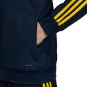 Férfi cipzáras kapucnis pulóver adidas Arsenal FC sötétkék-sárga