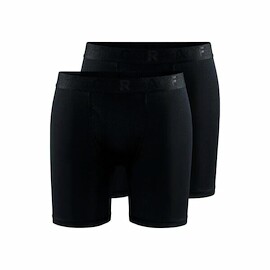 Férfi Craft Core Dry 6" 2-pack fekete boxeralsó rövidnadrágok