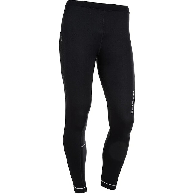 Férfi Endurance Run Elite X1 Windblock Tights fekete