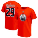Férfi Fanatics NHL Edmonton Oilers Leon Draisaitl 29 narancssárga