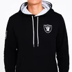 Férfi kapucnis pulóver New Era mellkas nyomtatás NFL Oakland Raiders