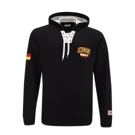 Férfi-melegítőfelső CCM FLAG HOODIE TEAM GERMANY Black SR