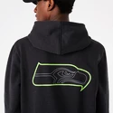Férfi New Era NFL Outline logós pulóver Seattle Seahawks kapucnis pulóver után