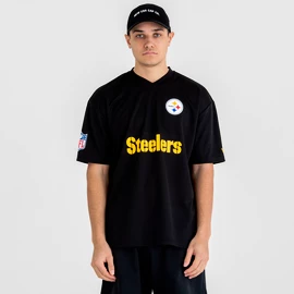 Férfi New Era Wordmark Oversized NFL Pittsburgh Steelers póló