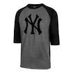 Férfi póló 47 Brand Club Impresszum Raglan MLB New York Yankees szürke