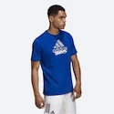 Férfi póló adidas Tennis Logo Royal Blue királykék