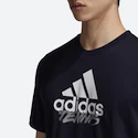 Férfi póló adidas Tennis Logo Tenisz Logo Navy