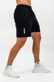 Férfi rövidnadrág Nebbia Performance+ melegítőnadrág Relaxed-Fit rövidnadrág MAXIMUM fekete