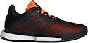 Férfi teniszcipő adidas SoleMatch Bounce M Clay Fekete/narancs