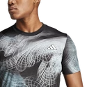 Férfipóló adidas Printed Tee Pro Black