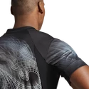 Férfipóló adidas Printed Tee Pro Black