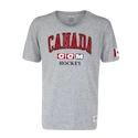 Férfipóló CCM  FLAG TEE TEAM CANADA Athletic Grey