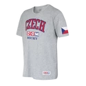 Férfipóló CCM  FLAG TEE TEAM CZECH Athletic Grey