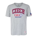 Férfipóló CCM  FLAG TEE TEAM CZECH Athletic Grey