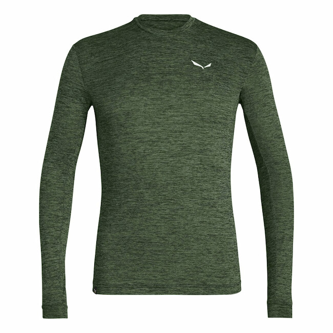 Férfipóló Salewa  PUEZ MELANGE DRY M L/S TEE