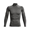 Férfipóló Under Armour  HeatGear Armour Comp Mock LS Gray