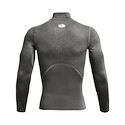 Férfipóló Under Armour  HeatGear Armour Comp Mock LS Gray