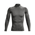 Férfipóló Under Armour  HeatGear Armour Comp Mock LS Gray