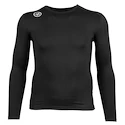 Férfipóló Warrior  Compression LS Senior XXL, fekete