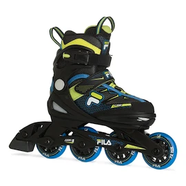 Fila J-One Boy Combo 3-Set Blue/Lime Gyermek görkorcsolya