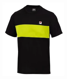 Fila T-Shirt Bosse Black/Evening Primrose Férfipóló