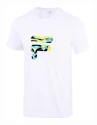 Fila  T-Shirt Caleb White Férfipóló L