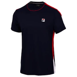 Fila T-Shirt Gabriel Navy/Fila Red Férfipóló