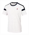 Fila  T-Shirt Stripes Jascha White Alyssum Férfipóló